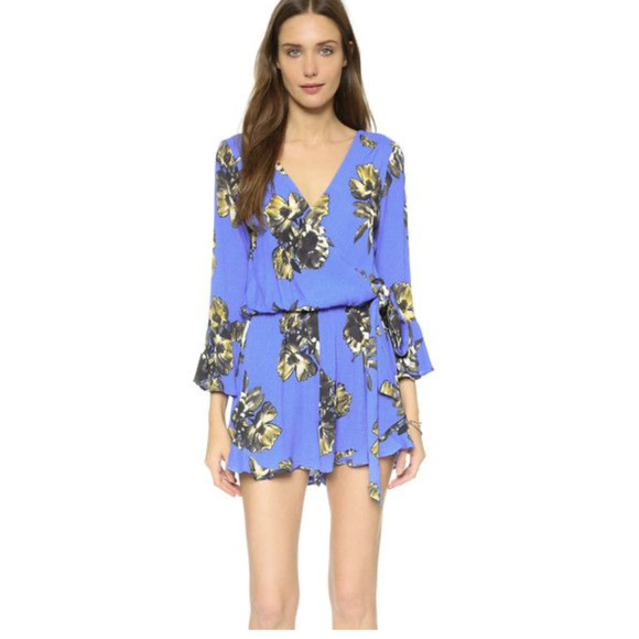 Free People All The Right Ruffles Romper ~M/L - Picture 2 of 6